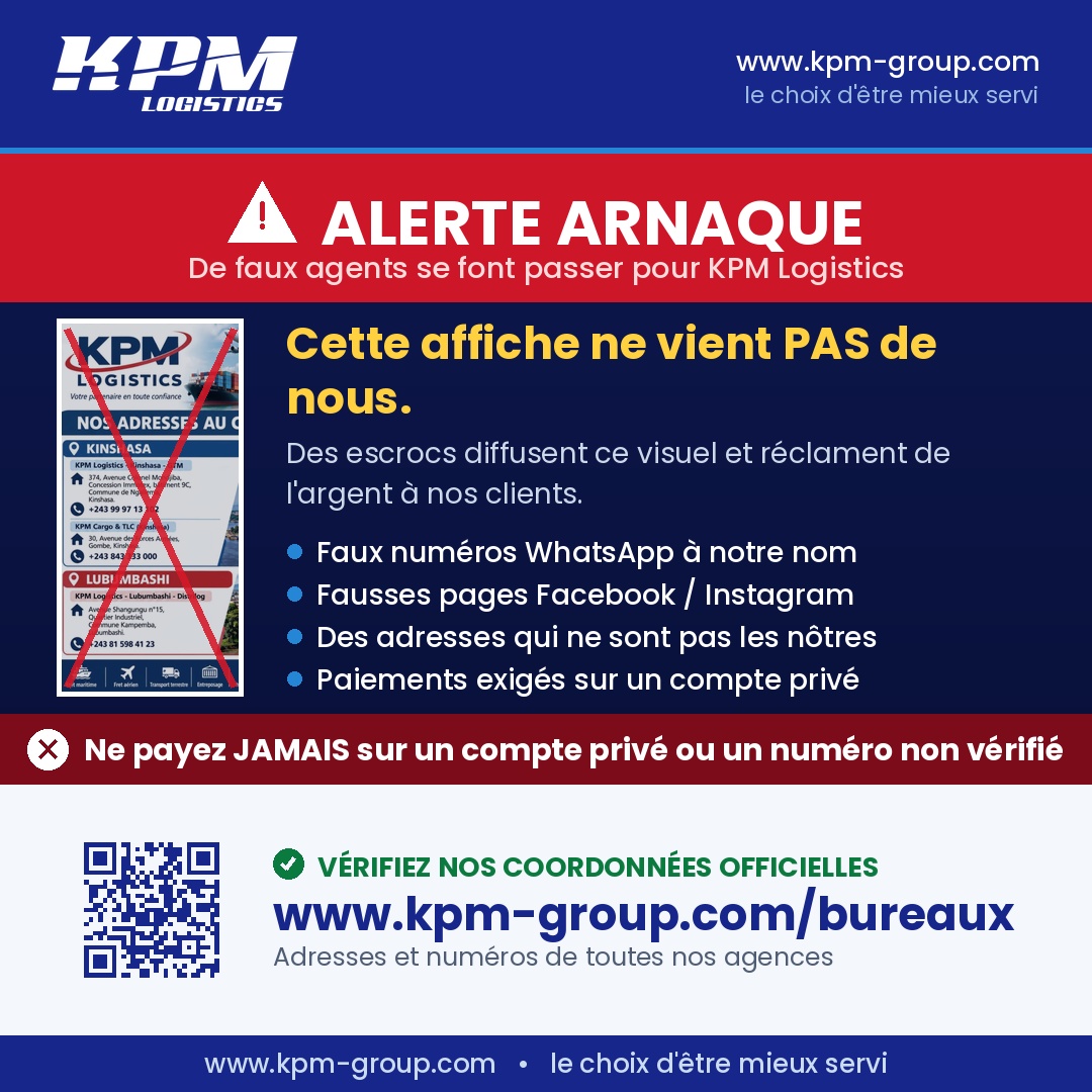 🚨 **ATTENTION — ARNAQUE EN COURS** 🚨