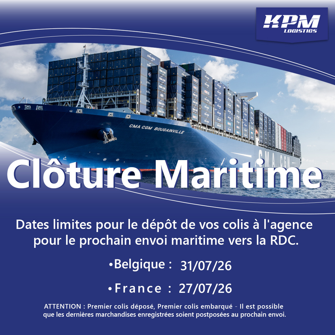 Prochaine cloture maritime